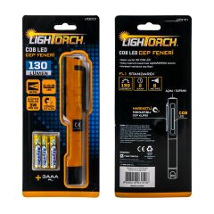 Lightorch LT03151 Pilli Cob Led Mıknatıslı Cep Feneri 130 Lümen