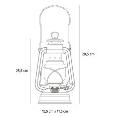 Feuerhand 276-Çinko Gaz Yağlı Kamp Lambası