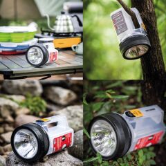 Nurgaz NG 181 Campout Led El Feneri + Masa Lambası + Flaşör