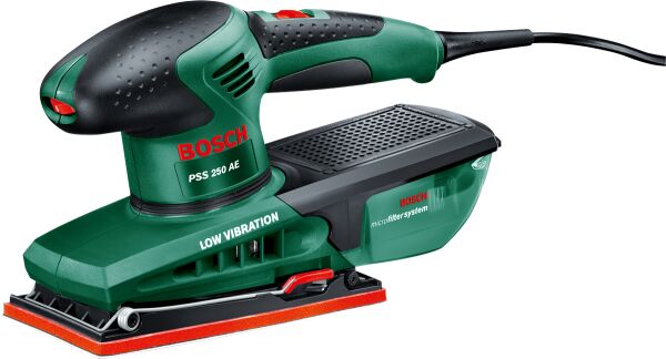 Bosch PSS 250 AE Titreşimli Zımpara Makinası 92x182 mm