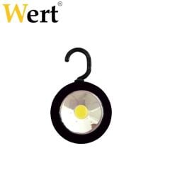 Wert 2614 Mini Pilli Mıknatıslı Çalışma Lambası 3W COB LED