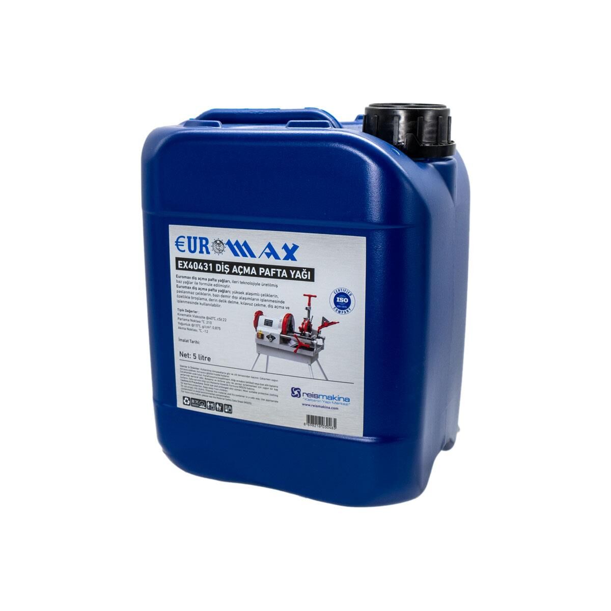 Euromax EMX40431 Delme Kesme Kılavuz Çekme Pafta Yağı 5 Litre