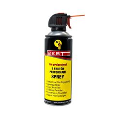 Best 6 Faktör Yağlayıcı Pas Nem Önleyici Performans Sprey 400 ml