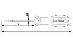 CETA FORM R36-1 Düz Uçlu Biz 80 mm