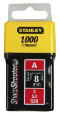 STANLEY 1-TRA205T Hafif Hizmet Tipi Zımba Tel Setleri 8 mm (1000 Adet)