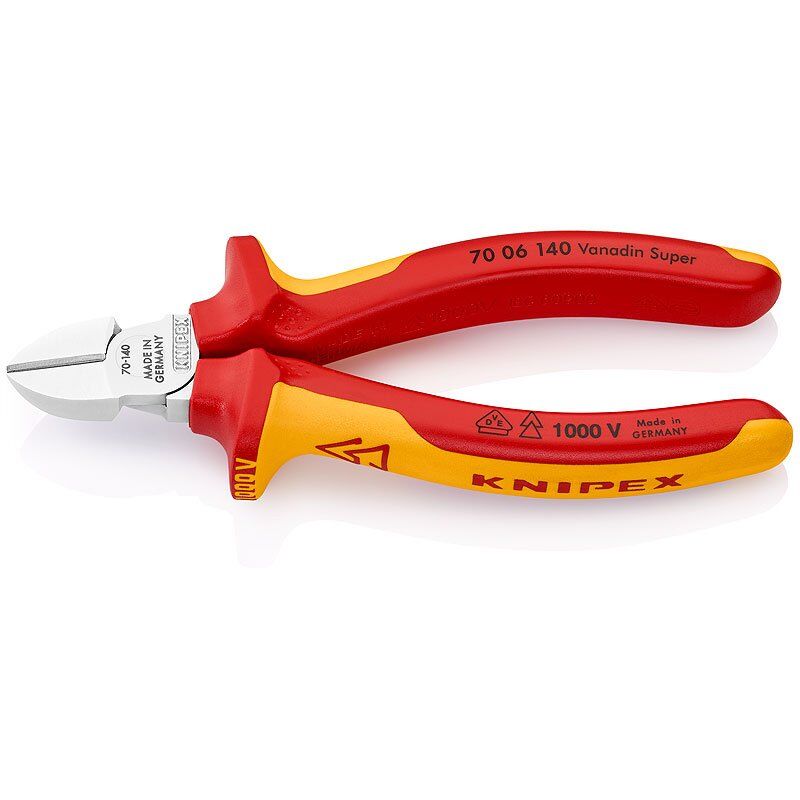 KNIPEX 70 06 140 VDE 1000V Yan Keski 140 mm