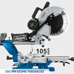 Scheppach HM140L Gönye Kesme DaireTestere 2000 Watt 305 mm