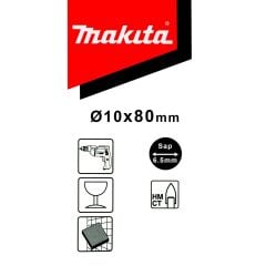 Makita D25161 Cam Fayans Delme Matkap Ucu 10 mm