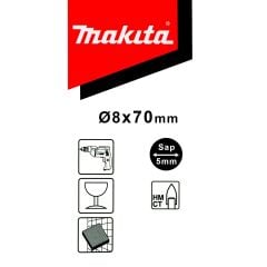 Makita D25155 Cam Fayans Delme Matkap Ucu 8 mm