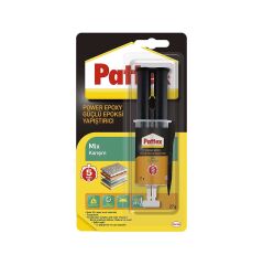 Pattex 1380802 Güçlü Epoksi Yapıştırıcı Mix Karışım Şeffaf 27 Gram