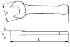 İZELTAŞ Çatal Çakma Anahtar 85 mm