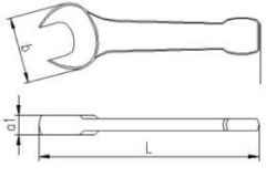 İZELTAŞ Çatal Çakma Anahtar 90 mm