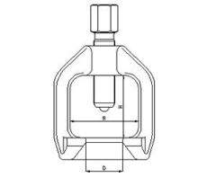 İZELTAŞ Rotil Çektirme 40 mm Tek Vidalı