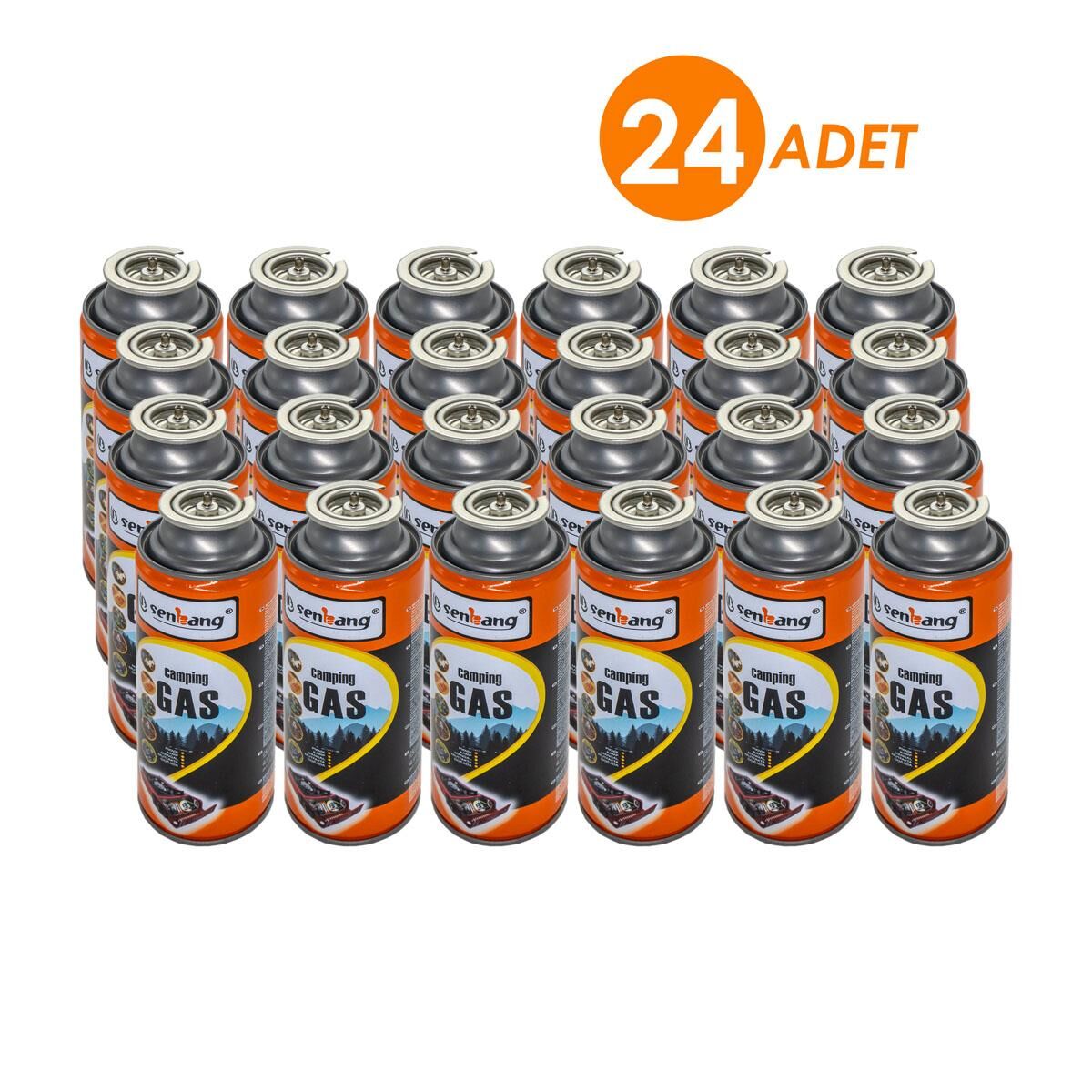 6139X24 Senbang Kamp Ocak Gazı Valfli Kartuş 227gr (24 Adet)