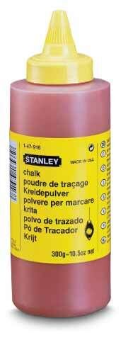 STANLEY 1-47-404 Çizim İpi Boyası 115 gr Kırmızı (Suya Dayanıklı)