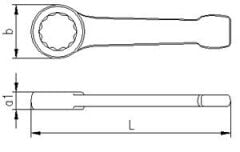 İZELTAŞ Yıldız Çakma Anahtar 110 mm