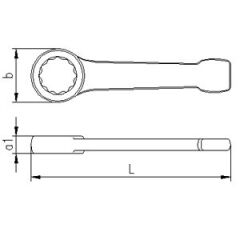 İZELTAŞ Yıldız Çakma Anahtar 115 mm