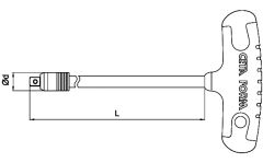 CETA FORM C01-60S 1/4'' T Saplı Lokma Kolu