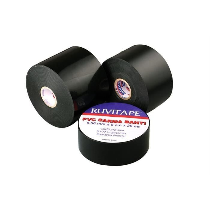 RUVITAPE Pvc Antikorozyon Sarma Bandı (50mm X 25mt)