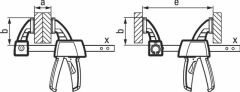 Bessey Cırcır Mekanizmalı Tetikli İşkence 600 mm