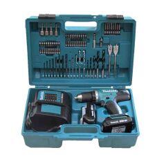 Makita DHP453SYX1 18V/1.5 Ah Li-ion Akülü Darbeli Matkap Vidalama 74 Parça Uç Setli