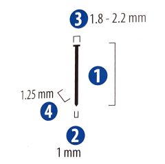 RED HIT F25 Havalı Çivi Çakma Tabancası Başlı Çivisi 25 mm 1 Paket