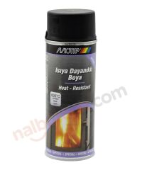 Motip 690°C Yüksek Isıya Dayanıklı Mat Siyah Sprey Boya 400 ml