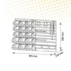 Full DPS35 Duvar Panel Seti, Avadanlık Askı - 35 Parça