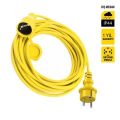 Stanley ST-EC-1015 Uzatma Kablosu 10 Mt, 3x1.5mm, 1 Prizli, IP44