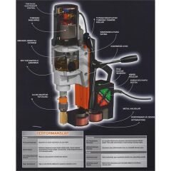 ALFRA ROTABEST RB 80 X 1800 w Elektro Manyetik Matkap