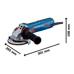 Bosch GWS 12-125 S Profesyonel Devir Ayarlı Avuç Taşlama 1200W