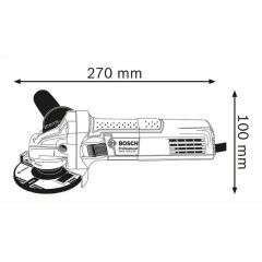 Bosch GWS 750 S Devir Ayarlı Avuç Taşlama 750 Watt 115 mm