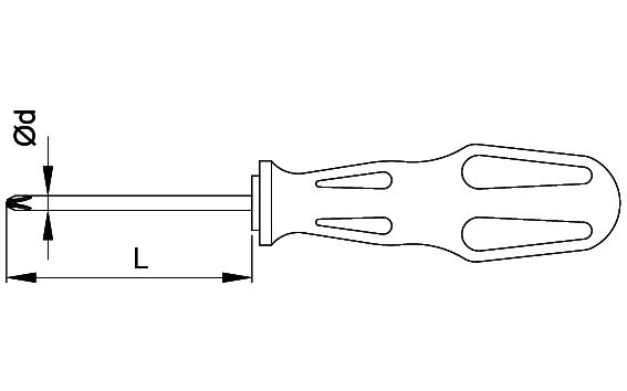 CETA FORM 4200/53M Torex Yıldız Uçlu Tornavida Ph1x125 mm