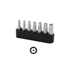 Narex 857000 1/4'' 25 mm Delikli Torx Bits Uç Seti 7 Parça