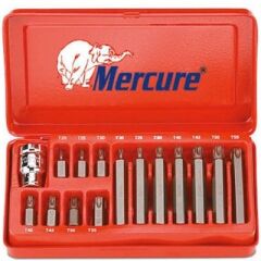 Mercure Otomotiv Torx Bits Uç Seti 15 Parça