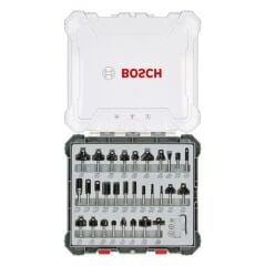 Bosch 2607017475 Ahşap Freze Uç Seti 30 Parça 8 mm Sap