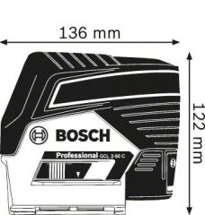 Bosch GCL 2-50C Professional Çizgi Lazer + RM2 + BT150 Tripod