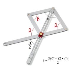 Hultafors 252003 COMBI Alüminyum Açı Ölçer