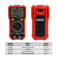 Ceta Form G80-MDC2 True RMS Dijital Multimetre (Manuel Sınıflama)