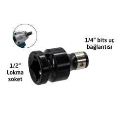 6264 1/2'' Bits Tutucu Lokma Adaptörü