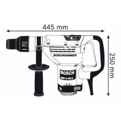 Bosch GBH 5-38D Profesyonel 5.8 Kg SDS-Max Kırıcı Delici 9J