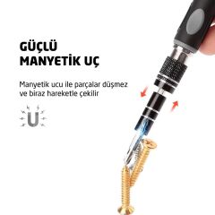 UF-Tools KS-840084 Hassas 32 Parça Bits Uçlu Tornavida Seti