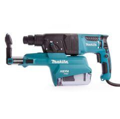 Makita HR2651 Toz Toplama Hazneli SDS-Plus Kırıcı Delici Matkap 26 mm 800 Watt