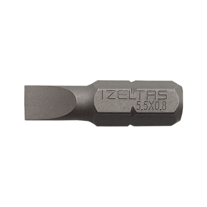 İZELTAŞ Düz Bits Uç 0.8x5.5 (25MM)