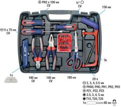 KWB 370730 Çantalı Alet Seti 65 Parça