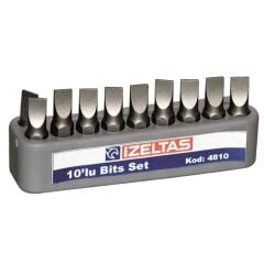 İZELTAŞ Düz Bits Set 25 mm 06x4.5