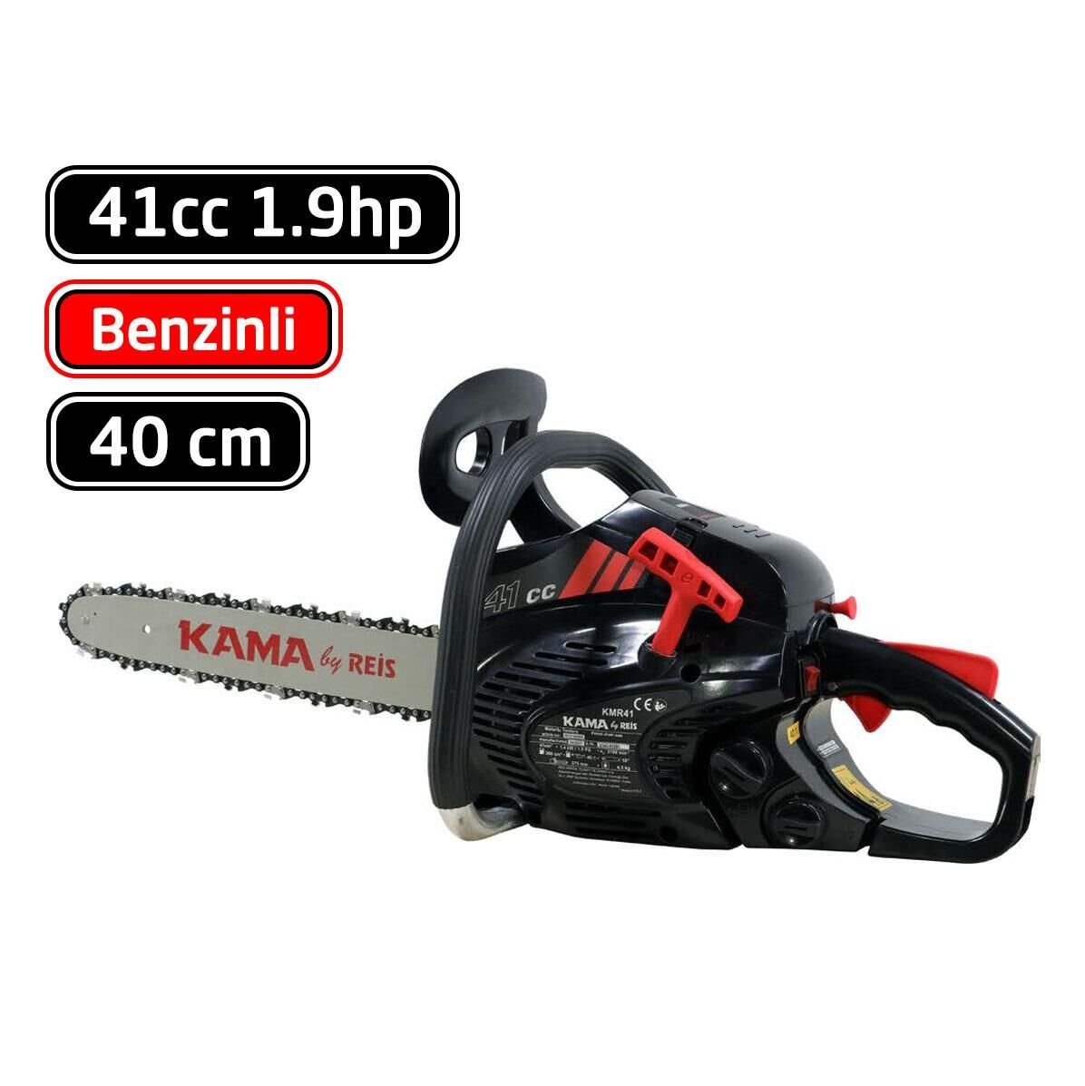 Kama KMR41 Benzin Motorlu Ağaç Testeresi 40cm 41cc 1.9hp