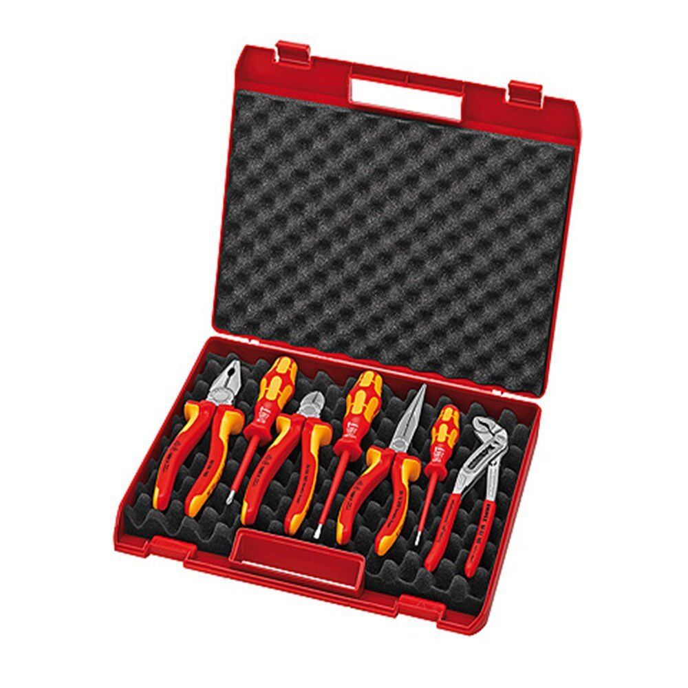 Knipex 002115 Elektrikçi Pense Tornavida Seti 7 Parça