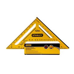 Stanley STHT46011 Çift Renkli ABS Plastik İnç Ölçülü Gönye 12'' (300 mm)