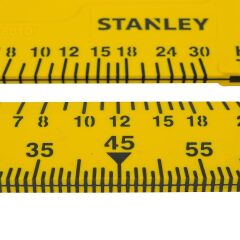 Stanley STHT46010 Çift Renkli ABS Plastik İnç Ölçülü Gönye 7''